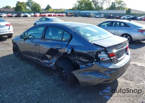 2014 Honda Civic Ex-L z USA, uszkodzony, nr VIN 19XFB2F95EE203616